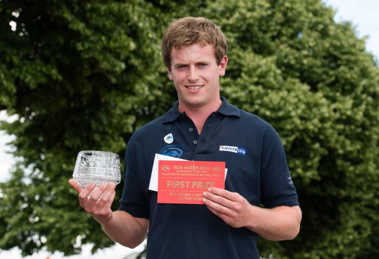 Young Shepherd of the Year winner - Richard Carter of NSA Marches Region 